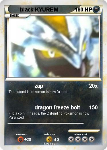 Pokemon black KYUREM