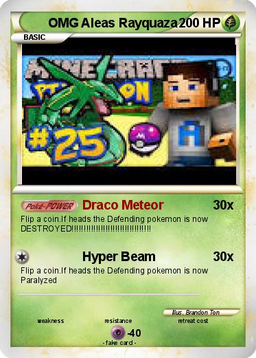 Pokemon OMG Aleas Rayquaza