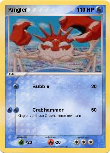 Pokemon Kingler