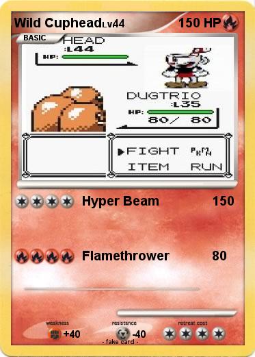 Pokemon Wild Cuphead