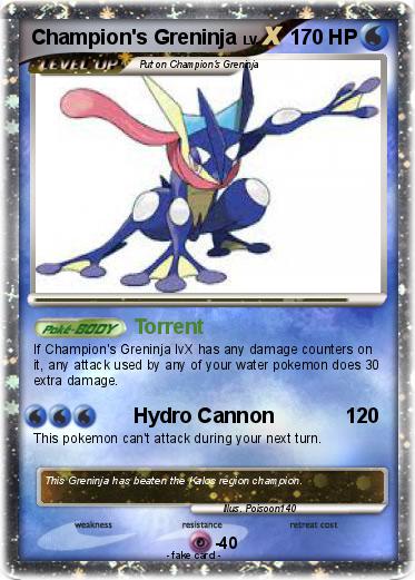 Pokemon Champion's Greninja