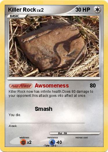 Pokemon Killer Rock