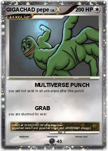 Pokemon GIGACHAD pepe