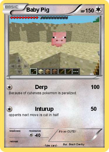 Pokemon Baby Pig