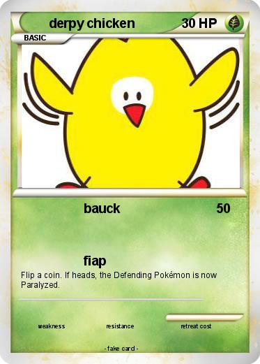 Pokemon derpy chicken