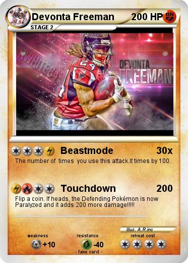 Pokemon Devonta Freeman