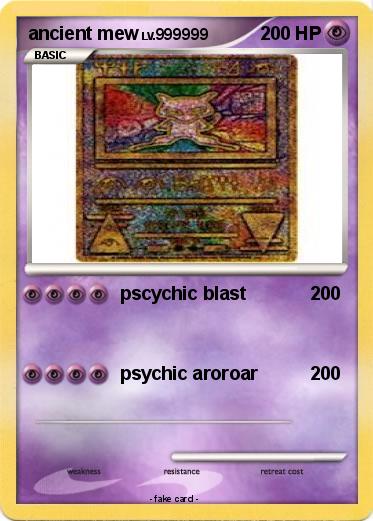Pokemon ancient mew