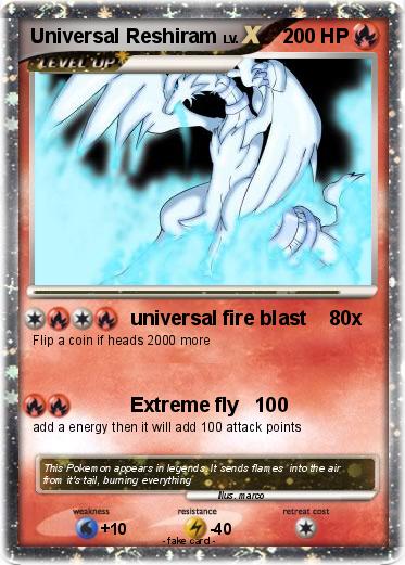 Pokemon Universal Reshiram