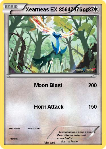 Pokemon Xearneas EX 85647976    87