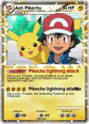 Pokemon Ash Pikachu