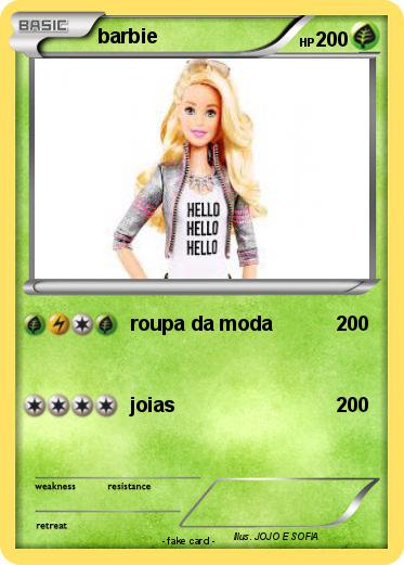 Pokemon barbie