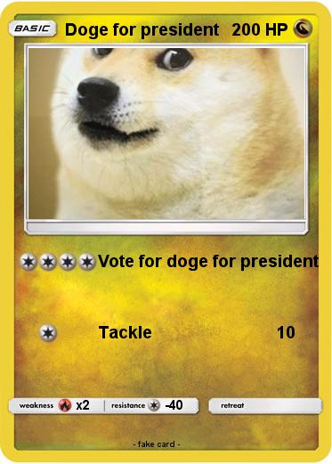Pokemon Doge for president