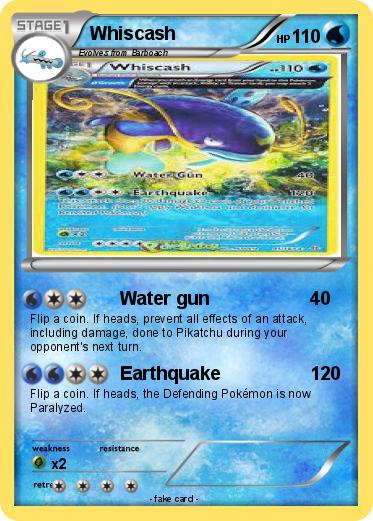 Pokemon Whiscash