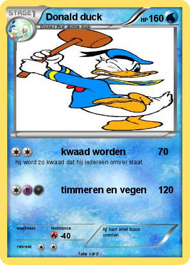 Pokemon Donald duck