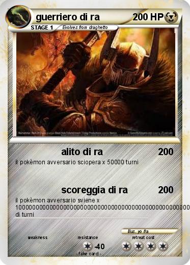 Pokemon guerriero di ra