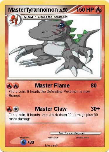 Pokemon MasterTyrannomon