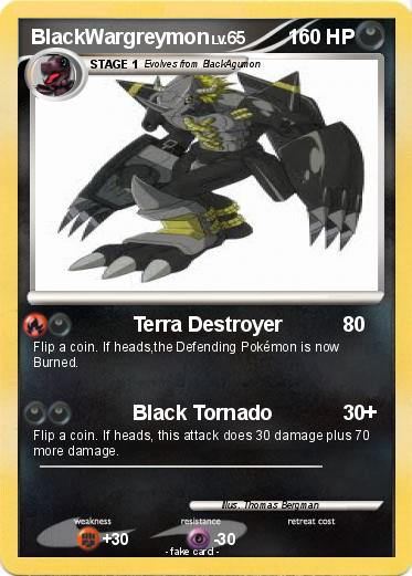 Pokemon BlackWargreymon