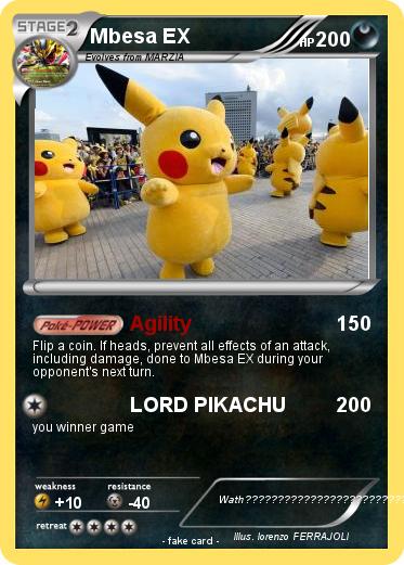 Pokemon Mbesa EX