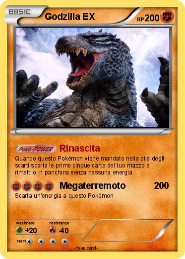 Pokemon Godzilla EX