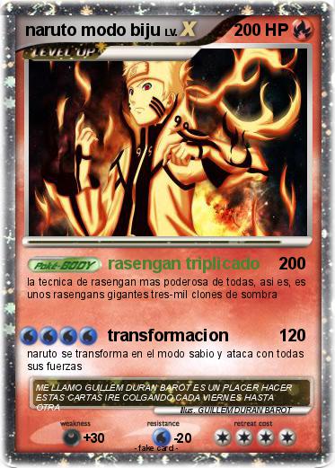 Pokemon naruto modo biju