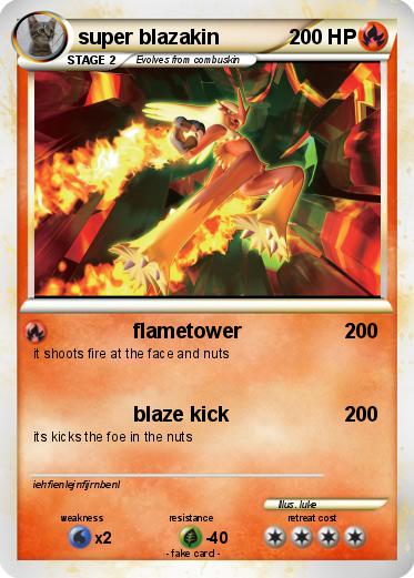 Pokemon super blazakin