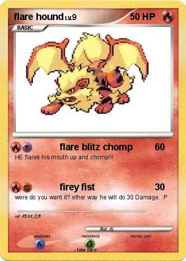 Pokemon flare hound