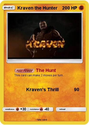 Pokemon Kraven the Hunter