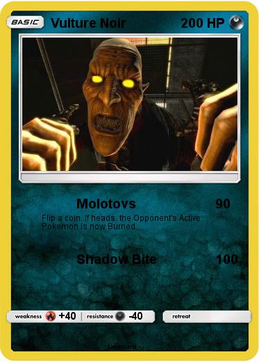Pokemon Vulture Noir