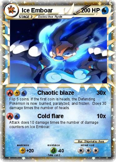 Pokemon Ice Emboar