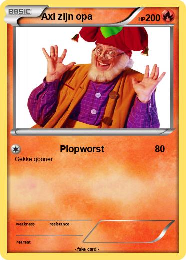 Pokemon Axl zijn opa