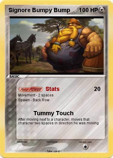 Pokemon Signore Bumpy Bump