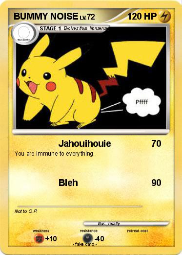 Pokemon BUMMY NOISE