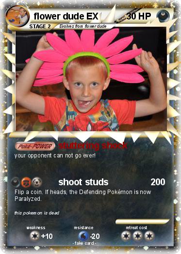 Pokemon flower dude EX