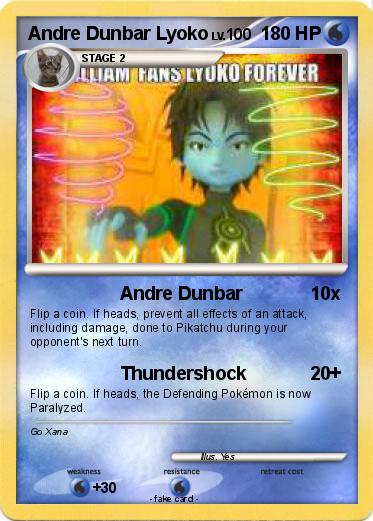 Pokemon Andre Dunbar Lyoko