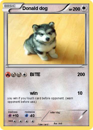 Pokemon Donald dog