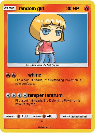Pokemon random girl