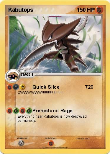 Pokemon Kabutops