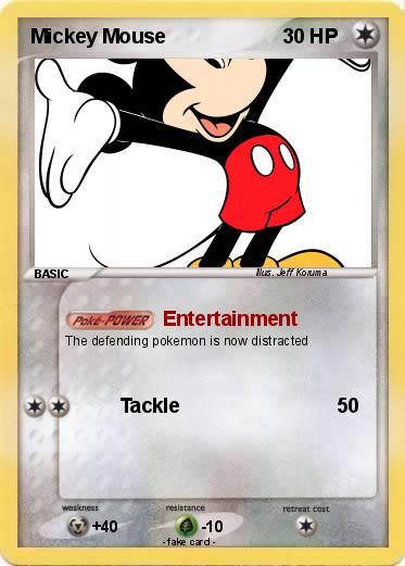 Pokemon Mickey Mouse