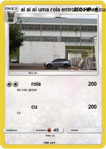 Pokemon ai ai ai uma rola entrou no meu cu