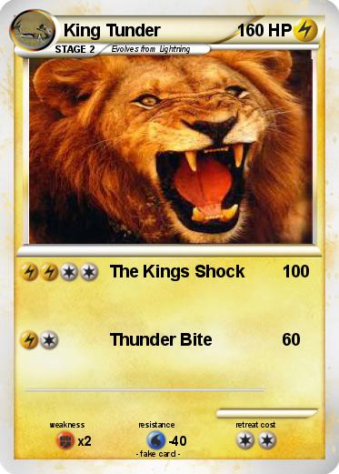 Pokemon King Tunder