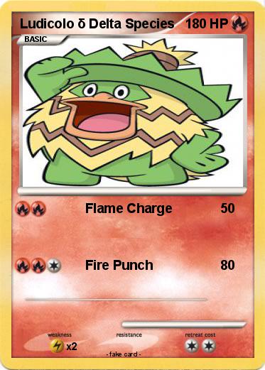 Pokemon Ludicolo δ Delta Species