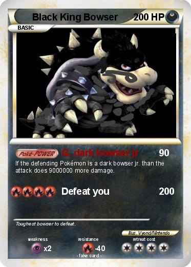 Pokemon Black King Bowser