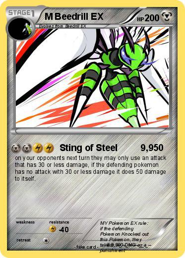 Pokemon M Beedrill EX