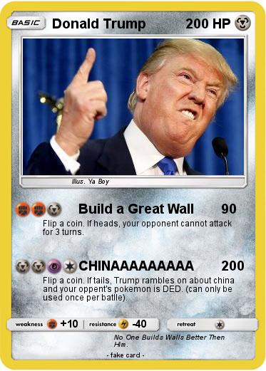 Pokemon Donald Trump