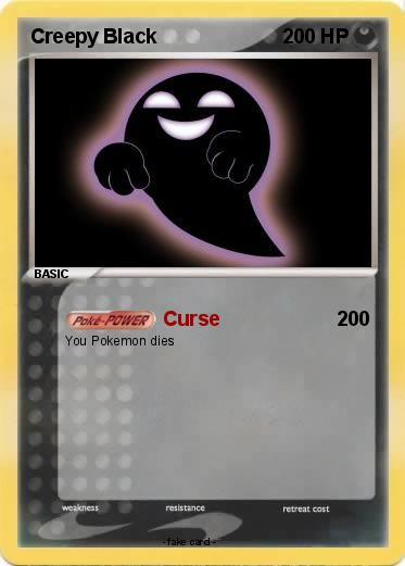 Pokemon Creepy Black