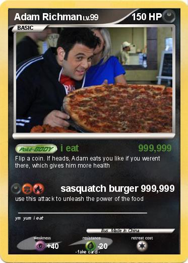 Pokemon Adam Richman