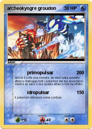 Pokemon archeokyogre groudon