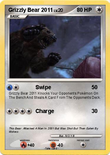 Pokemon Grizzly Bear 2011