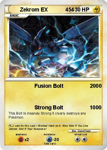 Pokemon Zekrom EX            454