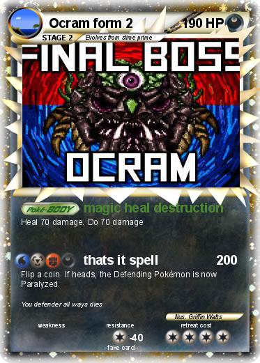 Pokemon Ocram form 2